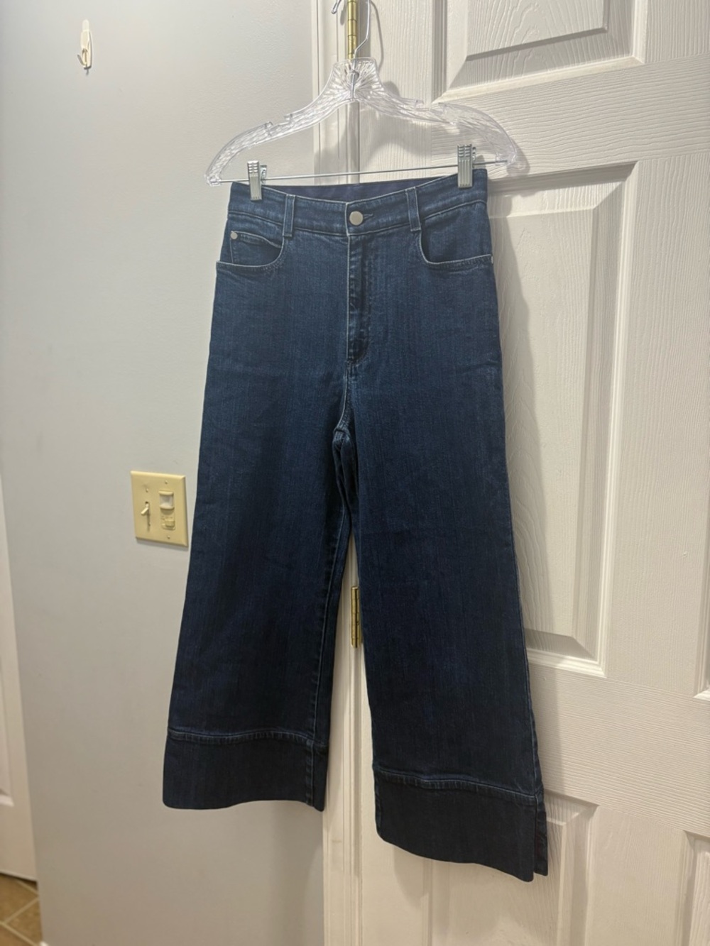 Stella McCartney Wide-Leg Ankle Jeans Size 27